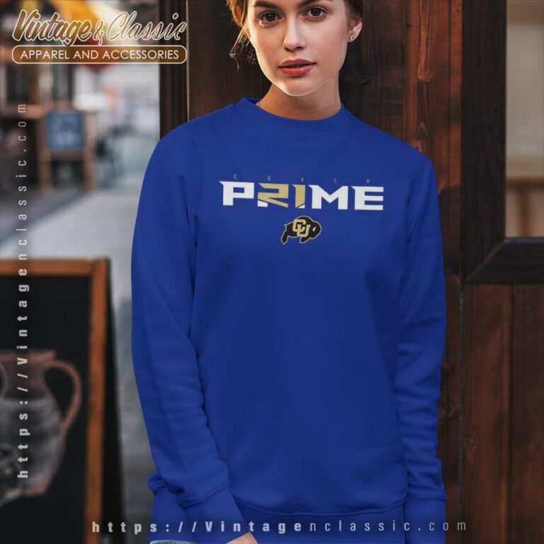Coach Prime Colorado Buffaloes Signature Officially Sweatshirt Coach Prime Colorado Buffaloes Signature Officially Sweatshirt