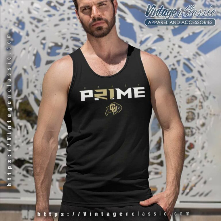 Coach Prime Colorado Buffaloes Signature Officially Tank Top Racerback Coach Prime Colorado Buffaloes Signature Officially Tank Top Racerback