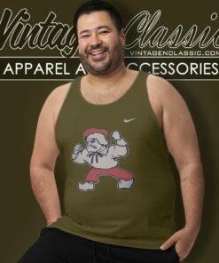 Coach Saleh Wearing Georgia Bulldog X Nike Logo Tank Top Racerback