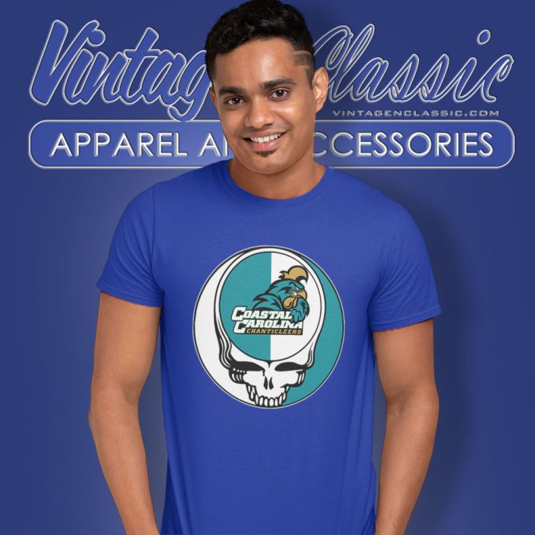 Coastal Carolina Chanticleers Grateful Dead Steal Your Face T Shirt Coastal Carolina Chanticleers Grateful Dead Steal Your Face T Shirt