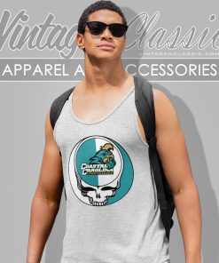 Coastal Carolina Chanticleers Grateful Dead Steal Your Face Tank Top Racerback