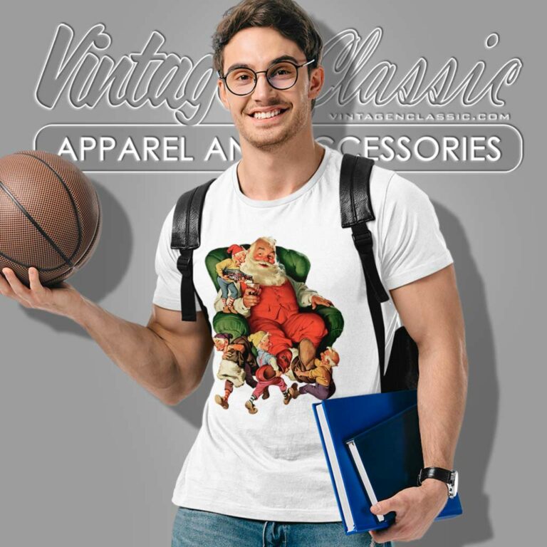 Coca Cola Santa Clause Christmas Scene T Shirt Coca Cola Santa Clause Christmas Scene T Shirt