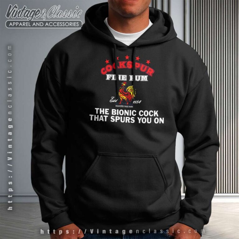 Cockspur Fine Rum The Bionic Cock Hoodie Cockspur Fine Rum The Bionic Cock Hoodie
