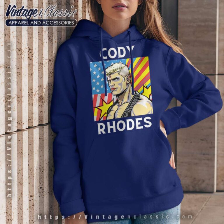 Cody Rhodes American Nightmare Cartoon Hoodie Cody Rhodes American Nightmare Cartoon Hoodie