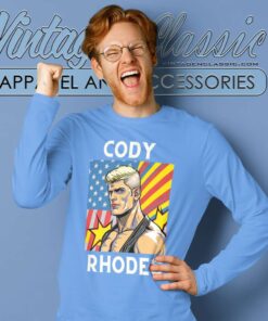 Cody Rhodes American Nightmare Cartoon Long Sleeve Tee