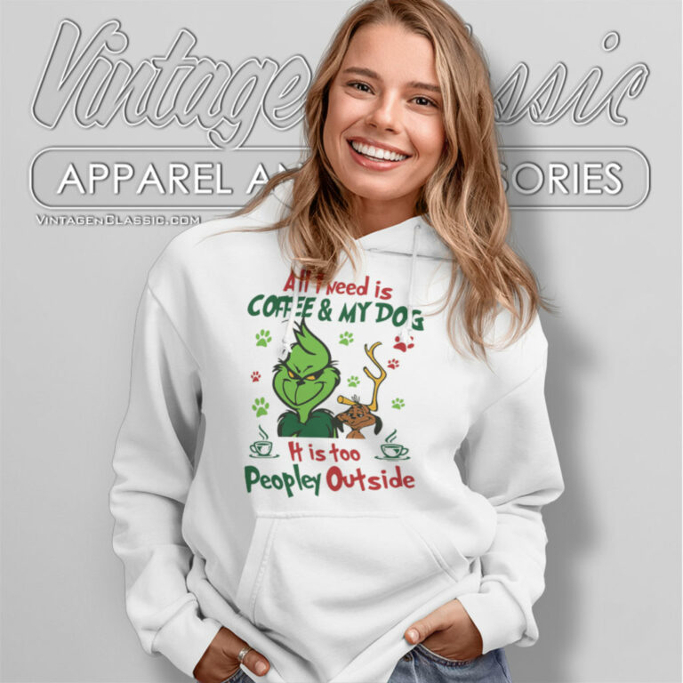 Coffee And Dog Grinch Christmas Hoodie Coffee And Dog Grinch Christmas Hoodie