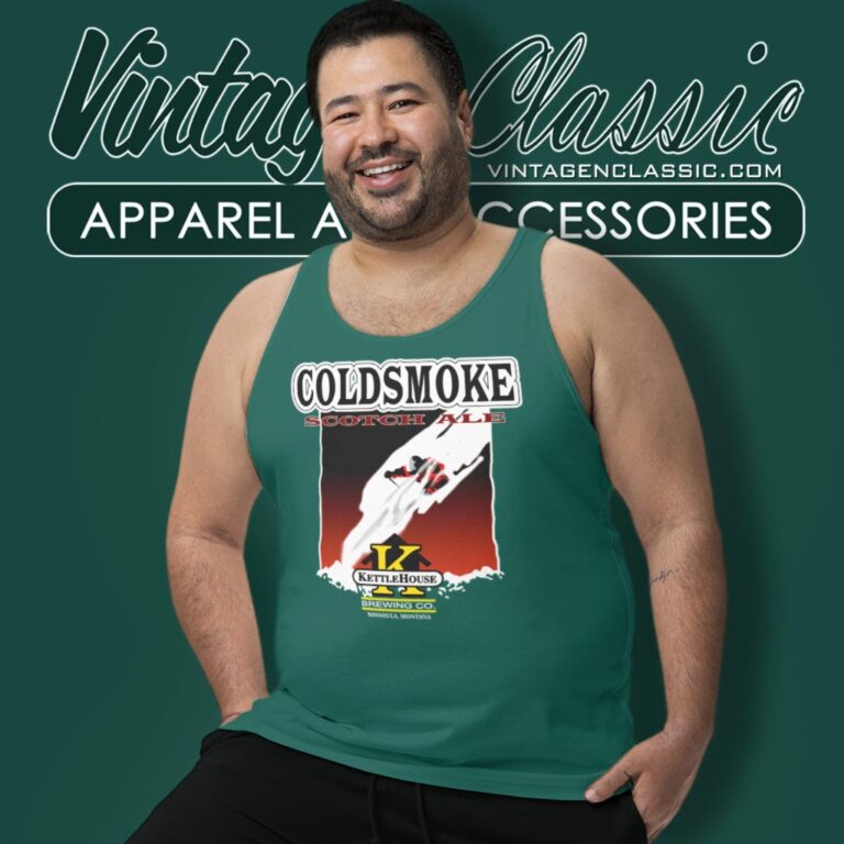 Cold Smoke Beer Scotch Ale Kettle House Tank Top Racerback Cold Smoke Beer Scotch Ale Kettle House Tank Top Racerback