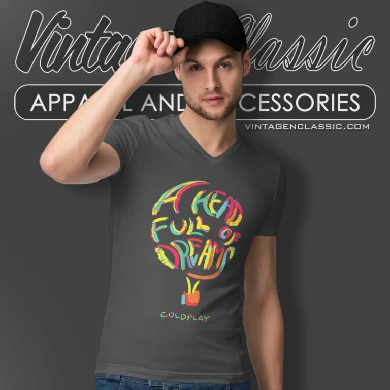 Coldplay Concert Shirt A Head Full Of Dreams V Neck TShirt Coldplay Concert Shirt A Head Full Of Dreams V Neck TShirt