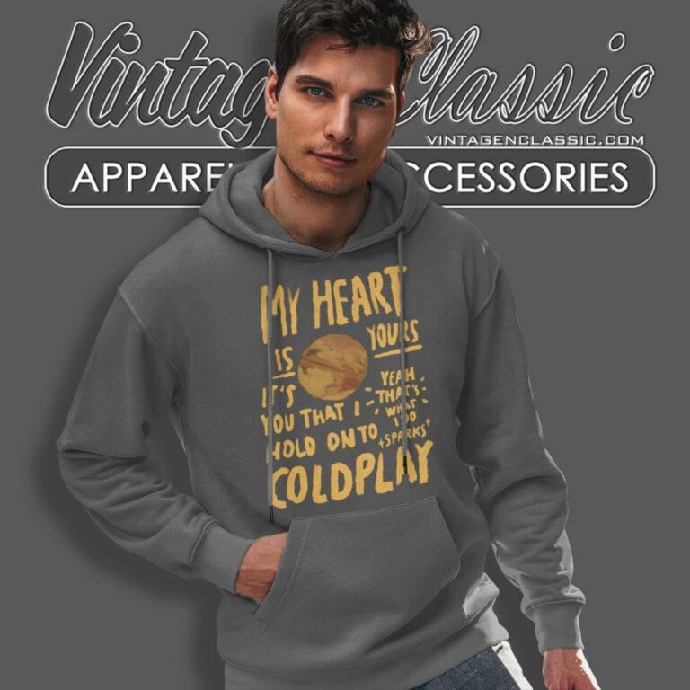 Coldplay Inspired Shirt Sparks Lyrics Hoodie Coldplay Inspired Shirt Sparks Lyrics Hoodie