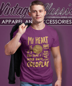 Coldplay Inspired Shirt Sparks Lyrics T Shirt