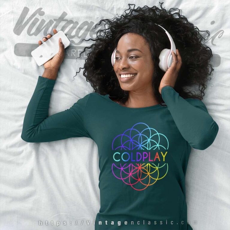 Coldplay Music Logo Shirt The Spheres Tour Long Sleeve Tee Coldplay Music Logo Shirt The Spheres Tour Long Sleeve Tee