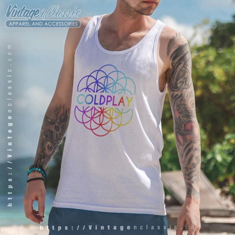 Coldplay Music Logo Shirt The Spheres Tour Tank Top Racerback Coldplay Music Logo Shirt The Spheres Tour Tank Top Racerback