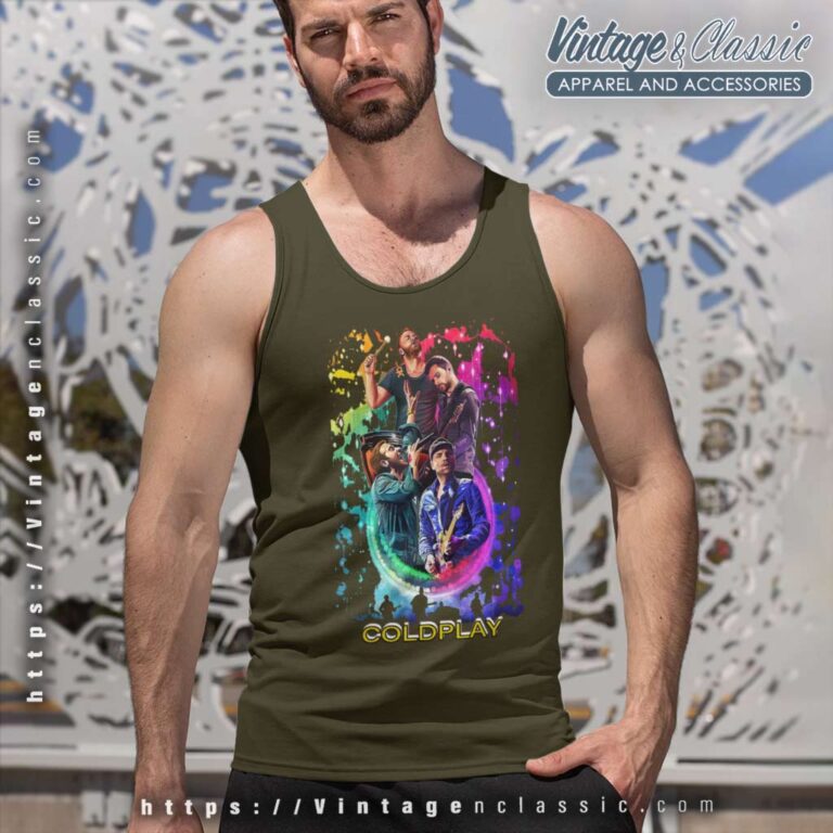 Coldplay Music Of The Spheres Poster Tank Top Racerback Coldplay Music Of The Spheres Poster Tank Top Racerback