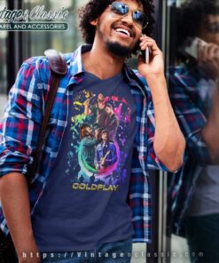 Coldplay Music Of The Spheres Poster V Neck TShirt