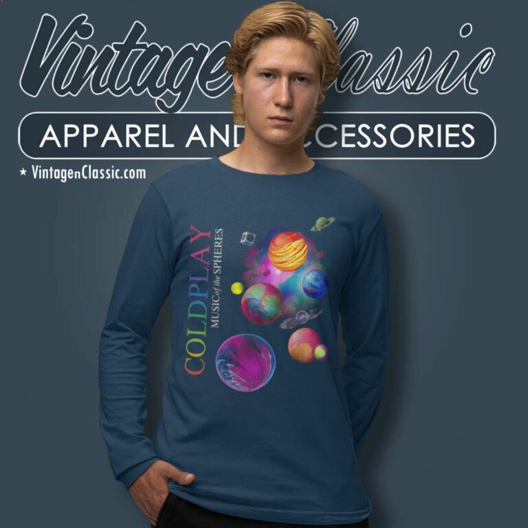Coldplay Music Of The Spheres Tour 2023 Long Sleeve Tee Coldplay Music Of The Spheres Tour 2023 Long Sleeve Tee