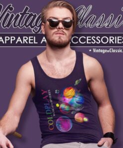 Coldplay Music Of The Spheres Tour 2023 Tank Top Racerback