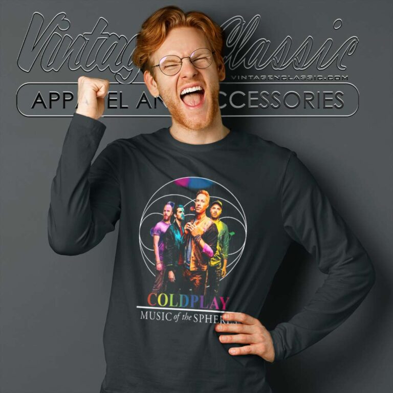 Coldplay Music Of The Spheres World Tour 2023 Long Sleeve Tee Coldplay Music Of The Spheres World Tour 2023 Long Sleeve Tee