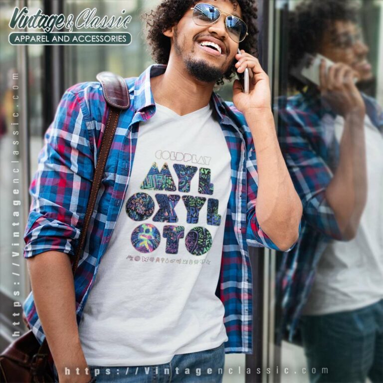 Coldplay Mylo Xyloto V Neck TShirt Coldplay Mylo Xyloto V Neck TShirt