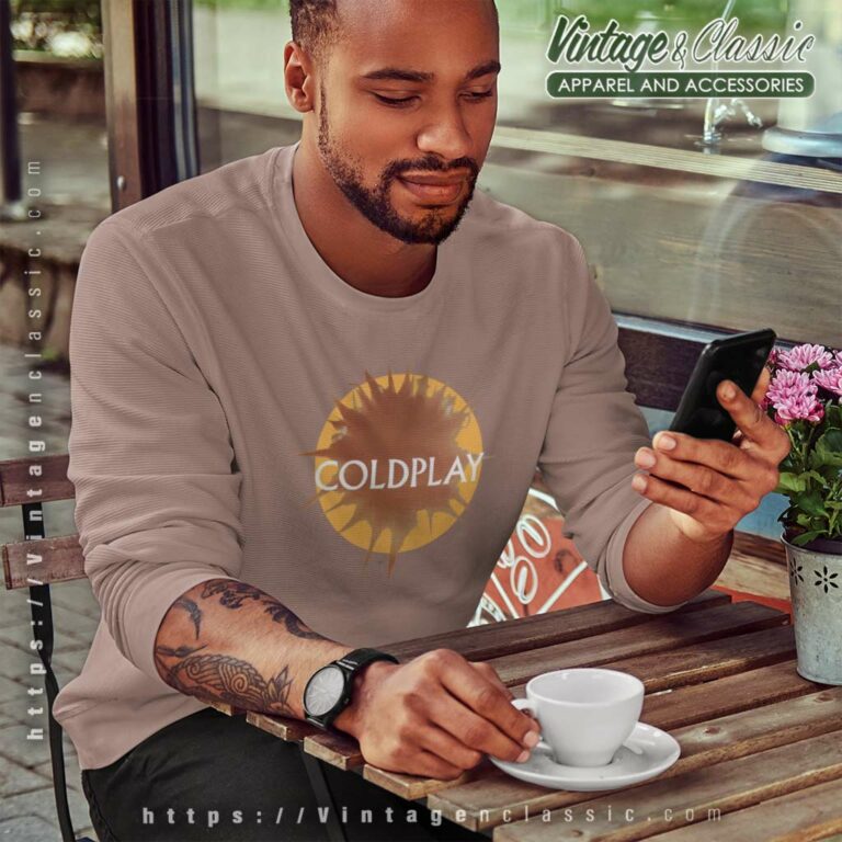 Coldplay Parachutes Album Sweatshirt Coldplay Parachutes Album Sweatshirt