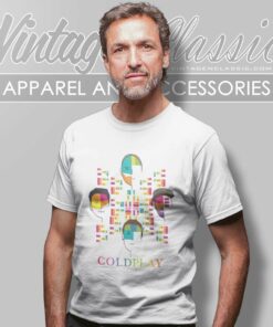 Coldplay Portrait Graphic T Shirt