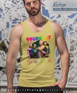 Coldplay Rock Band Shirt Music Of The Spheres Tour Tank Top Racerback