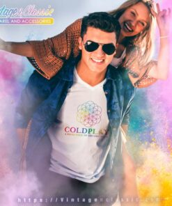 Coldplay Shirt A Head Full Of Dreams Tour Logo V Neck TShirt