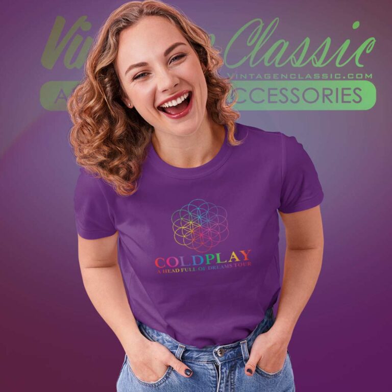 Coldplay Shirt A Head Full Of Dreams Tour Logo Women TShirt Coldplay Shirt A Head Full Of Dreams Tour Logo Women TShirt