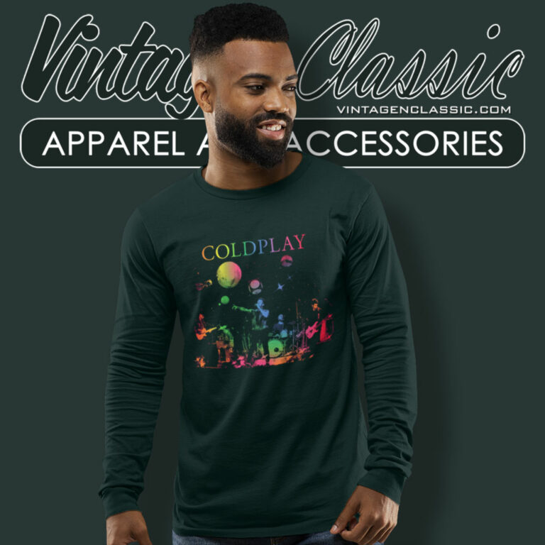 Coldplay Shirt Music Of The Spheres World Tour Long Sleeve Tee Coldplay Shirt Music Of The Spheres World Tour Long Sleeve Tee