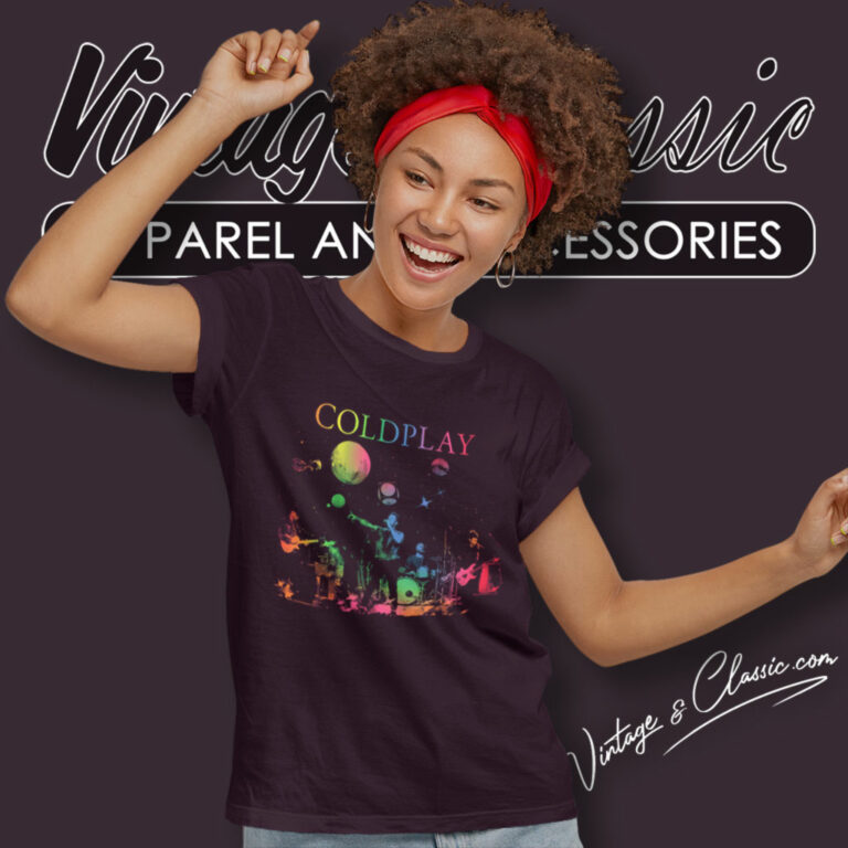 Coldplay Shirt Music Of The Spheres World Tour Women T Shirt Coldplay Shirt Music Of The Spheres World Tour Women T Shirt