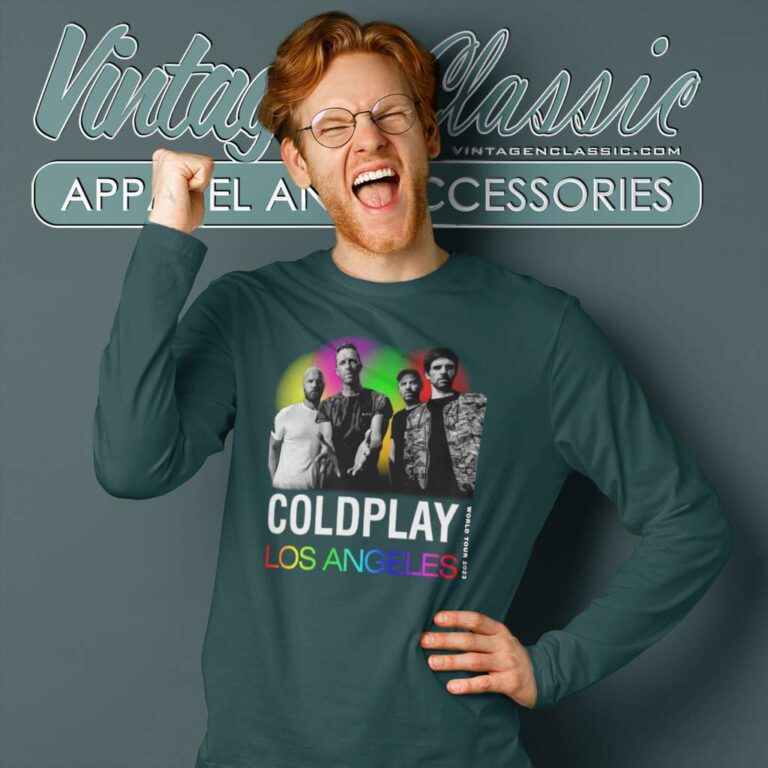 Coldplay Tour Concerts In Los Angeles Music Of The Spheres Long Sleeve Tee Coldplay Tour Concerts In Los Angeles Music Of The Spheres Long Sleeve Tee