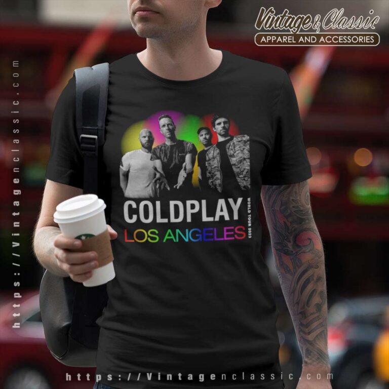 Coldplay Tour Concerts In Los Angeles Music Of The Spheres T Shirt Coldplay Tour Concerts In Los Angeles Music Of The Spheres T Shirt