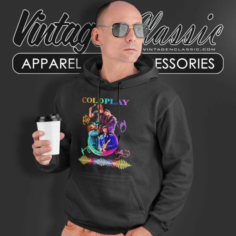 Coldplay Wave Rock Music Hoodie Coldplay Wave Rock Music Hoodie