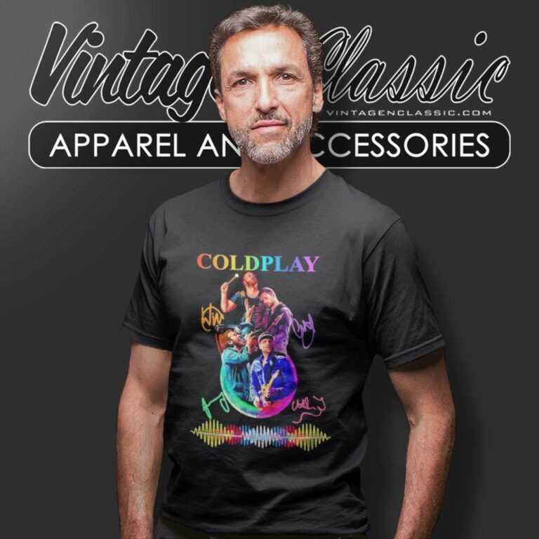 Coldplay Wave Rock Music T Shirt Coldplay Wave Rock Music T Shirt
