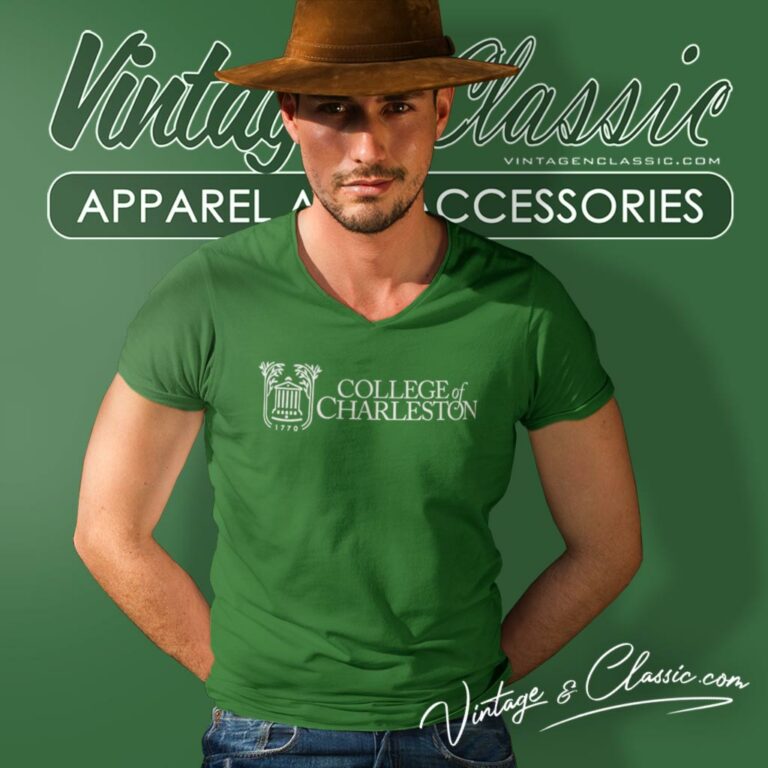 College Of Charleston V Neck TShirt College Of Charleston V Neck TShirt