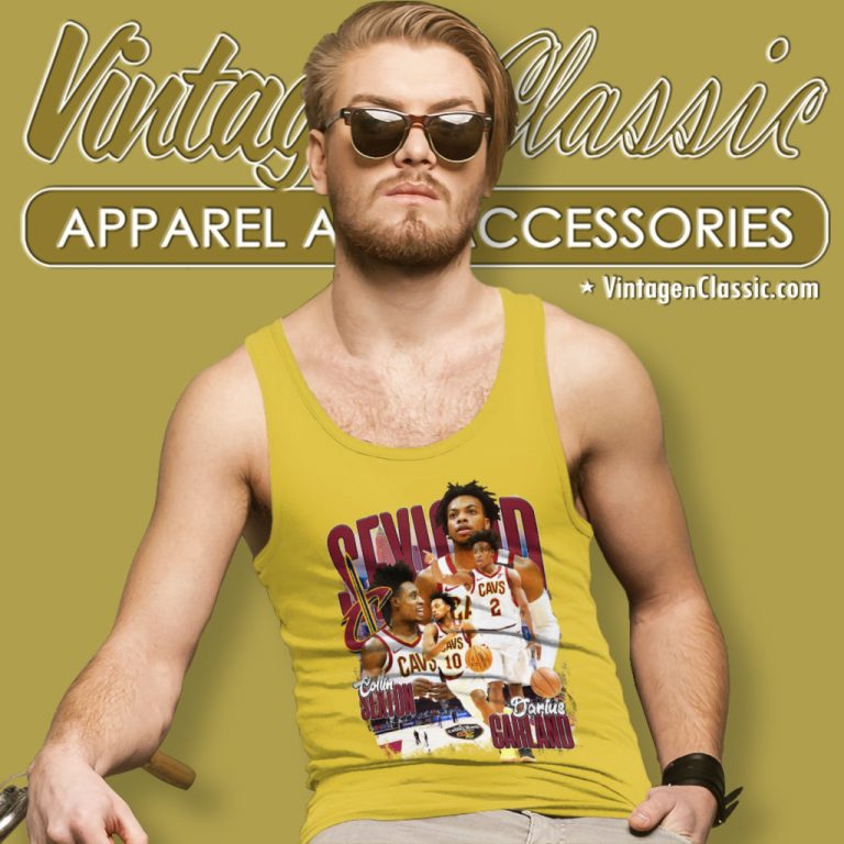 Collin Sexton Darius Garland Seand Cleveland Cavaliers Tank Top Racerback Collin Sexton Darius Garland Seand Cleveland Cavaliers Tank Top Racerback