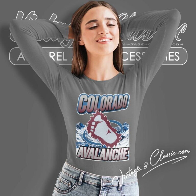 Colorado Avalanche Big Foot Nhl Long Sleeve Tee Colorado Avalanche Big Foot Nhl Long Sleeve Tee