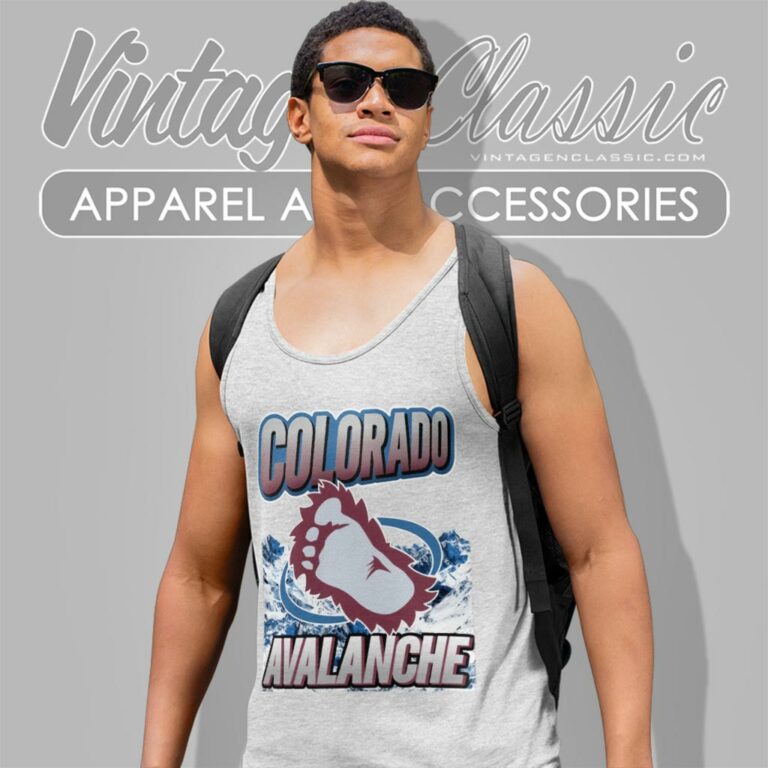 Colorado Avalanche Big Foot Nhl Tank Top Racerback Colorado Avalanche Big Foot Nhl Tank Top Racerback
