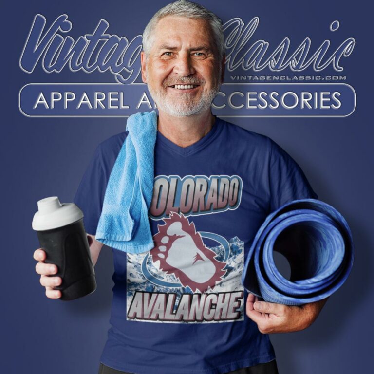 Colorado Avalanche Big Foot Nhl V Neck TShirt Colorado Avalanche Big Foot Nhl V Neck TShirt