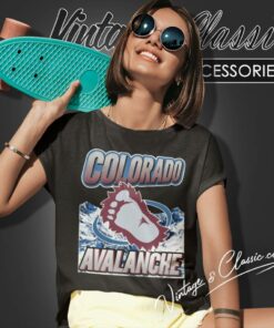 Colorado Avalanche Big Foot Nhl Women T Shirt