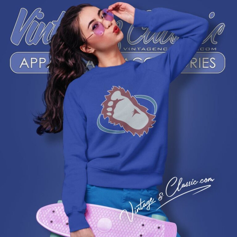 Colorado Avalanche Big Foot Step Logo Sweatshirt Colorado Avalanche Big Foot Step Logo Sweatshirt