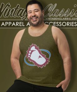Colorado Avalanche Big Foot Step Logo Tank Top Racerback