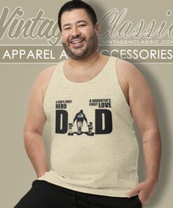 Colorado Avalanche Dad A Sons First Hero Daughters First Love Tank Top Racerback