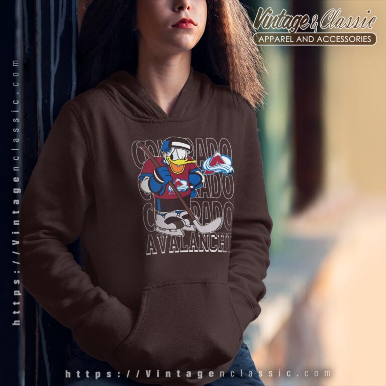 Colorado Avalanche Donald Duck Hockey Shirt Hoodie Colorado Avalanche Donald Duck Hockey Shirt Hoodie