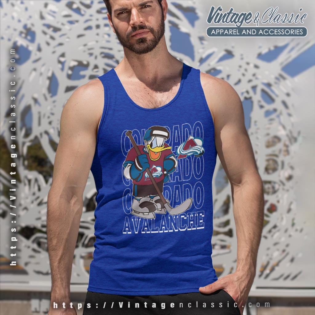 Colorado Avalanche Donald Duck Hockey Shirt Colorado Avalanche Donald Duck Hockey Shirt