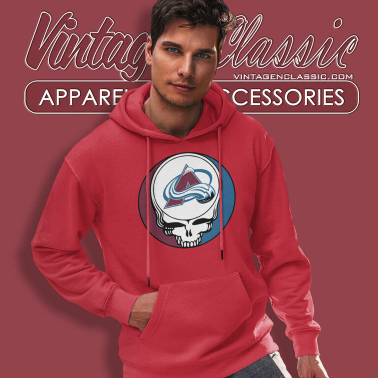 Colorado Avalanche Grateful Dead Steal Your Face Hoodie Colorado Avalanche Grateful Dead Steal Your Face Hoodie