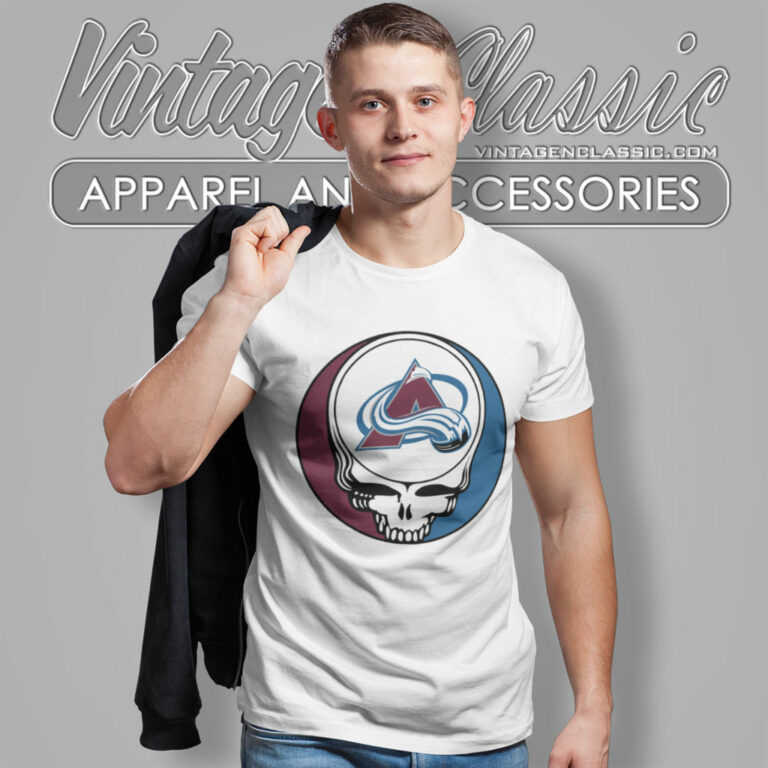 Colorado Avalanche Grateful Dead Steal Your Face T Shirt Colorado Avalanche Grateful Dead Steal Your Face T Shirt