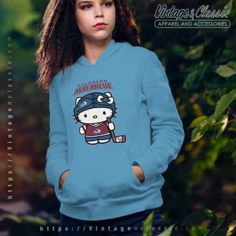 Colorado Avalanche Hello Kitty Shirt Hoodie Colorado Avalanche Hello Kitty Shirt Hoodie