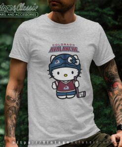 Colorado Avalanche Hello Kitty Shirt T shirt