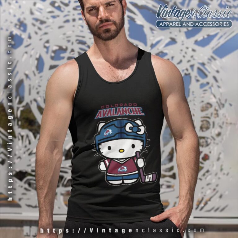 Colorado Avalanche Hello Kitty Shirt Tank Top Racerback Colorado Avalanche Hello Kitty Shirt Tank Top Racerback