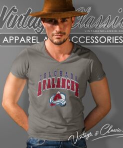 Colorado Avalanche Hockey Nhl V Neck TShirt